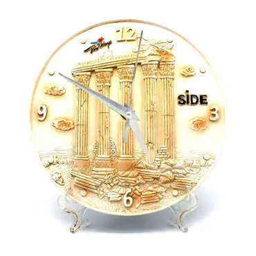 Side Themed Polyester Desktop Clock - 6