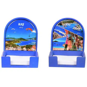 Kas Themed Polyester Blue Note Holder - 2