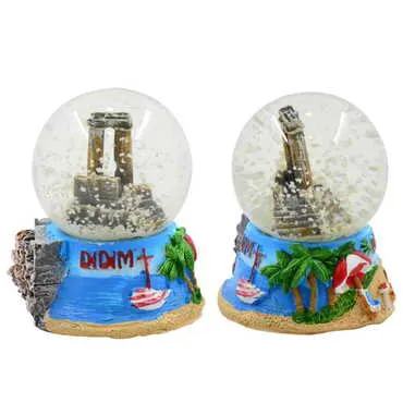 Didim Themed Polyester Snow Globe - 3