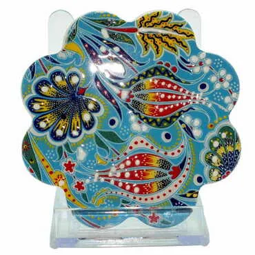 Toptan Özel Kabartma Çini Bardakaltı - 3