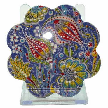 Toptan Özel Kabartma Çini Bardakaltı - 7
