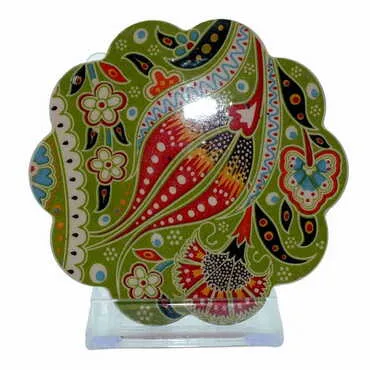 Toptan Özel Kabartma Çini Bardakaltı - 8