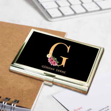 Woman Themed Customised Metal Card Holder 94x60x8 mm - 4