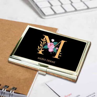 Woman Themed Customised Metal Card Holder 94x60x8 mm - 5