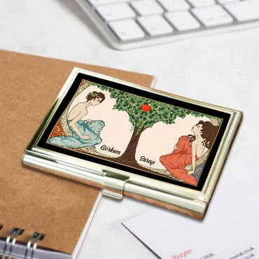 Sweetheart Themed Customised Metal Card Holder 94x60x8 mm - 6