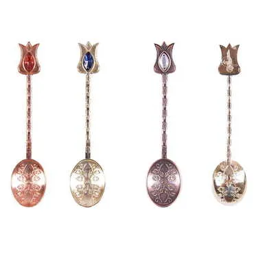 Ottoman Style Metal Turkish Tea Spoon - 4