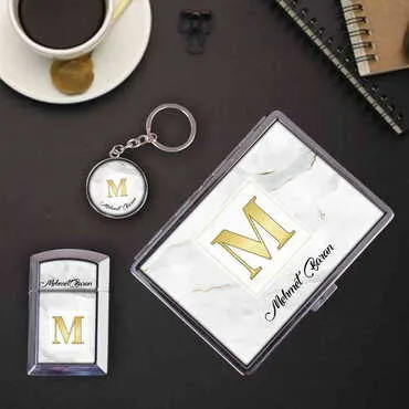 Man Themed Metal Cigarette Case - 4
