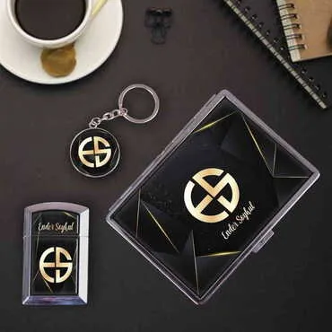 Man Themed Metal Cigarette Case - 7