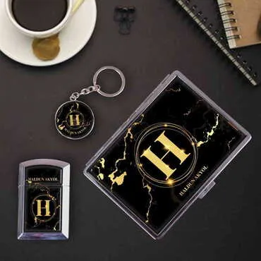 Man Themed Metal Cigarette Case - 10