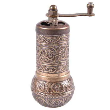 Turkish Zamac Metal Black Pepper Grinder - 4