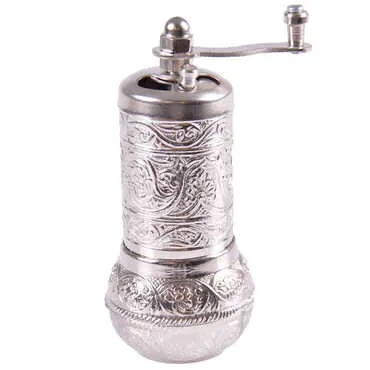 Turkish Zamac Metal Black Pepper Grinder - 6