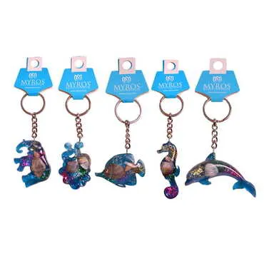 Customised Transparent Polyester Keyring - 2