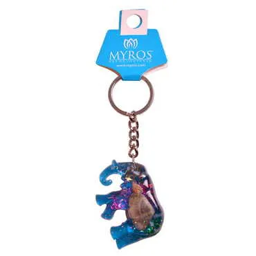 Customised Transparent Polyester Keyring - 4
