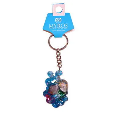 Customised Transparent Polyester Keyring - 5