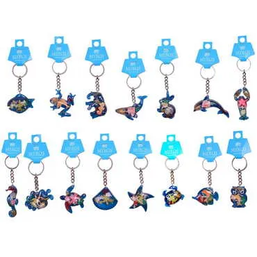 Antalya Themed Customised Transparent Polyester Keyring - 2
