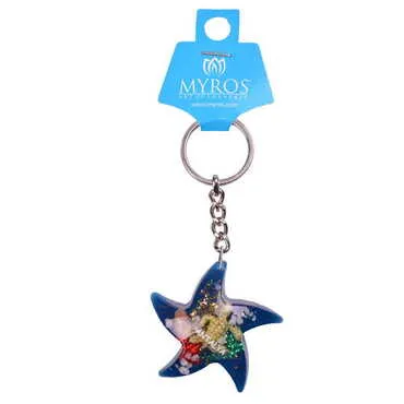 Antalya Themed Customised Transparent Polyester Keyring - 7