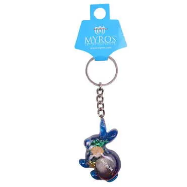 Antalya Themed Customised Transparent Polyester Keyring - 12