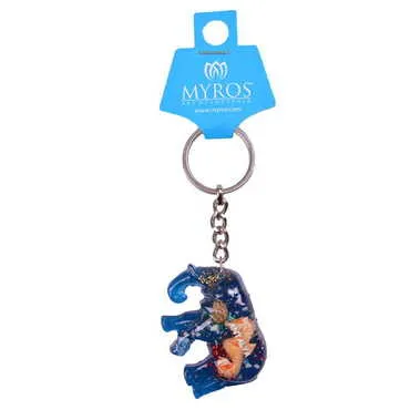 Antalya Themed Customised Transparent Polyester Keyring - 14