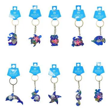 Cunda Themed Customised Transparent Polyester Keyring - 2