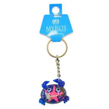 Cunda Themed Customised Transparent Polyester Keyring - 10