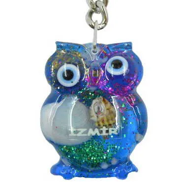 Izmir Themed Customised Transparent Polyester Keyring - 3