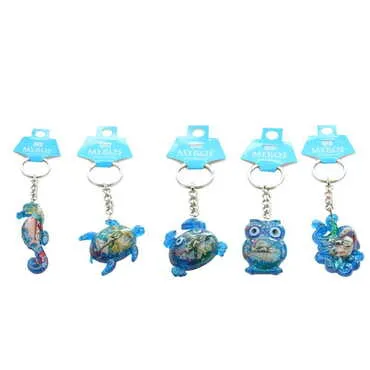 Kas Themed Customised Transparent Polyester Keyring - 2
