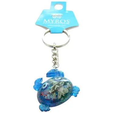 Kas Themed Customised Transparent Polyester Keyring - 4