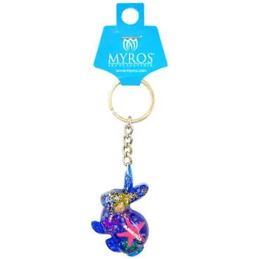Marmaris Themed Customised Transparent Polyester Keyring - 7
