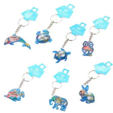 Patara Themed Customised Transparent Polyester Keyring - 2