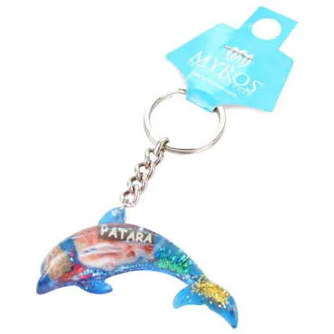 Patara Themed Customised Transparent Polyester Keyring - 4