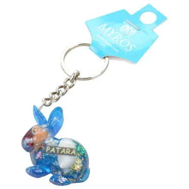 Patara Themed Customised Transparent Polyester Keyring - 7