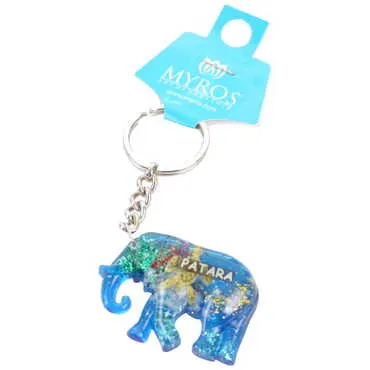 Patara Themed Customised Transparent Polyester Keyring - 9