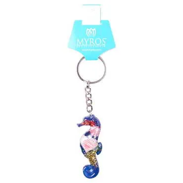 Sea Creatures Themed Customised Transparent Polyester Keyring - 6