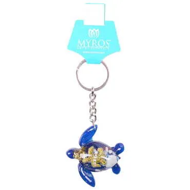 Sea Creatures Themed Customised Transparent Polyester Keyring - 10