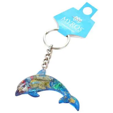 Fethiye Themed Customised Transparent Polyester Keyring - 3