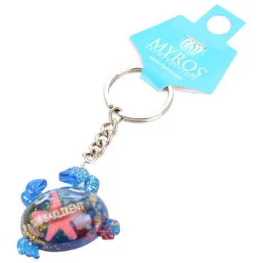 Fethiye Themed Customised Transparent Polyester Keyring - 4