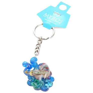 Fethiye Themed Customised Transparent Polyester Keyring - 5
