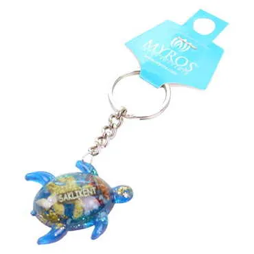 Fethiye Themed Customised Transparent Polyester Keyring - 8