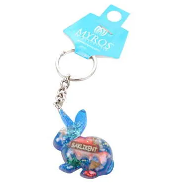 Fethiye Themed Customised Transparent Polyester Keyring - 10