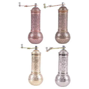 Turkish Zamac Metal Coffee Grinder - 4