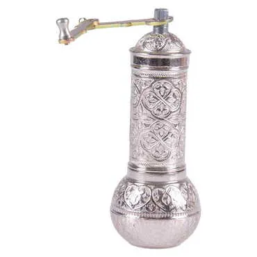 Turkish Zamac Metal Coffee Grinder - 8