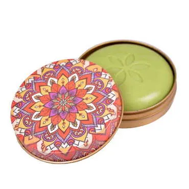 Toptan Mandala Temalı Küçük Metal Kutulu Sabun - 4