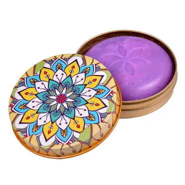 Toptan Mandala Temalı Küçük Metal Kutulu Sabun - 5