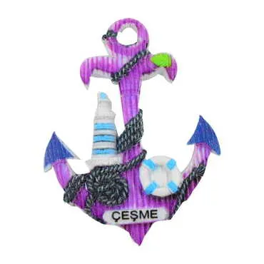 Toptan Çeşme Temalı Polyester Uv Baskılı Magnet - 10