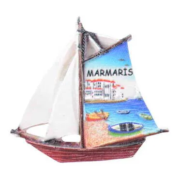 Toptan Marmaris Temalı Polyester Uv Baskılı Magnet - 7