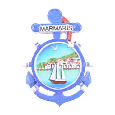 Toptan Marmaris Temalı Polyester Uv Baskılı Magnet - 9