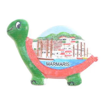 Toptan Marmaris Temalı Polyester Uv Baskılı Magnet - 14
