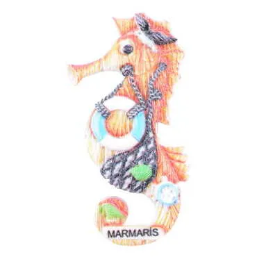 Toptan Marmaris Temalı Polyester Uv Baskılı Magnet - 26