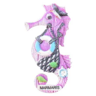 Toptan Marmaris Temalı Polyester Uv Baskılı Magnet - 28