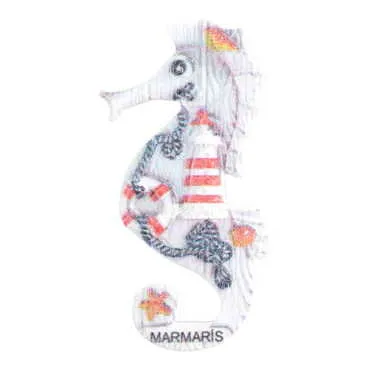 Toptan Marmaris Temalı Polyester Uv Baskılı Magnet - 30